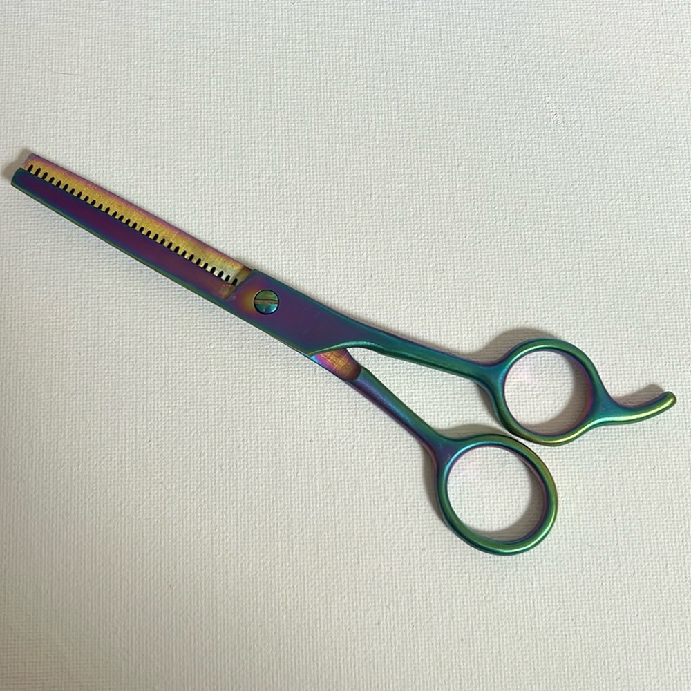 Hair thinning shears